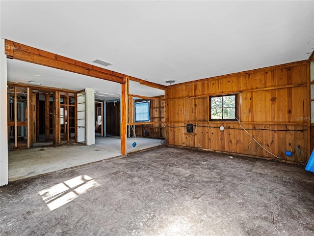 view of unfurnished living room