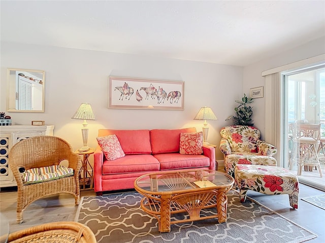 view of living room