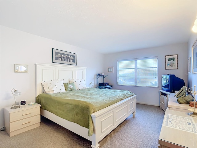 bedroom with carpet floors