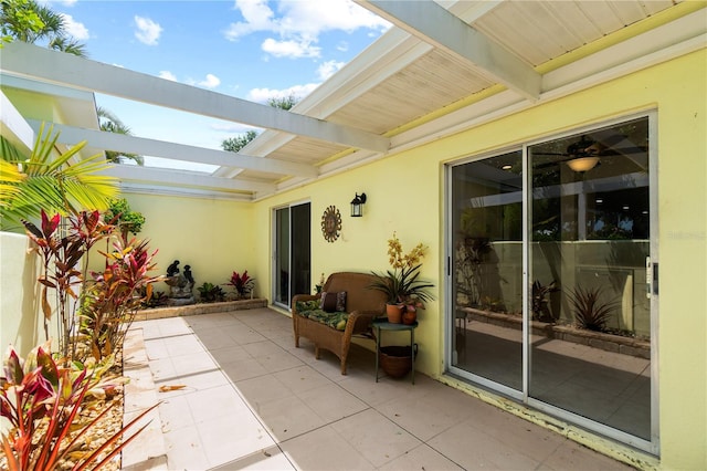 view of patio