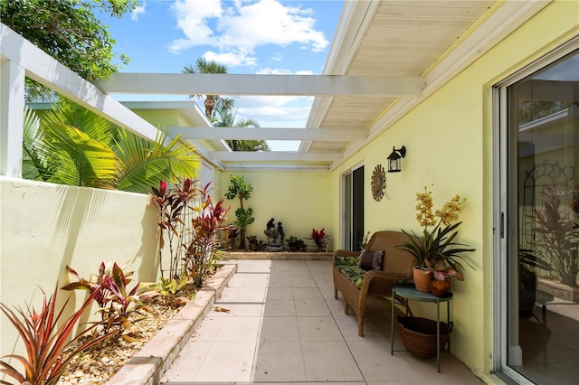 view of patio