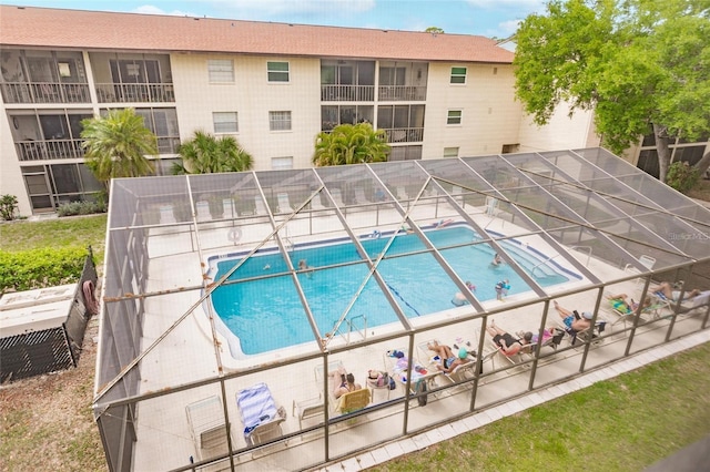 view of pool