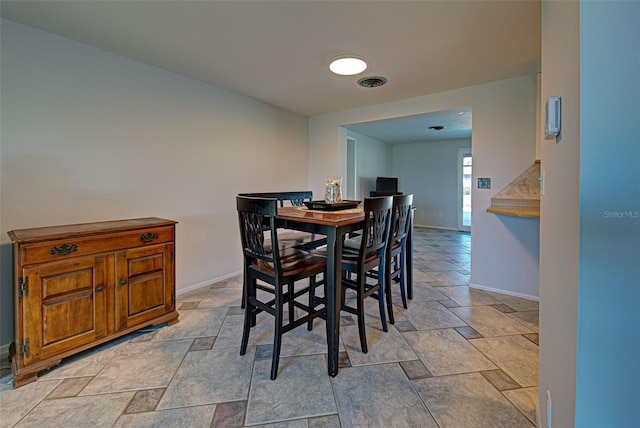 view of dining room