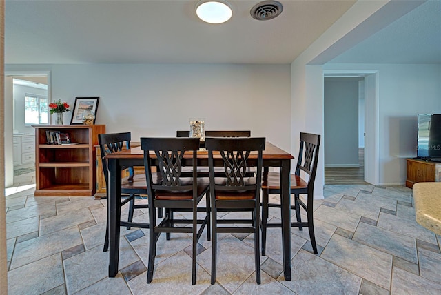 view of dining room