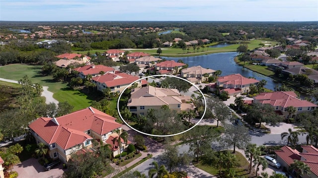 9607 Sea Turtle Ter Unit 101, Bradenton, FL 34212 - aerial perspective of suburban area featuring a large body of water and a golf course