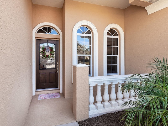 view of entrance to property