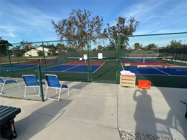 view of sport court featuring basketball court