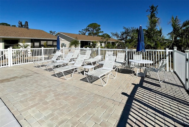 view of patio