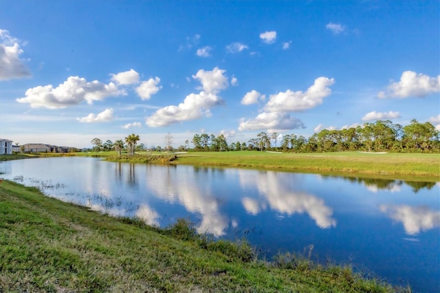 property view of water