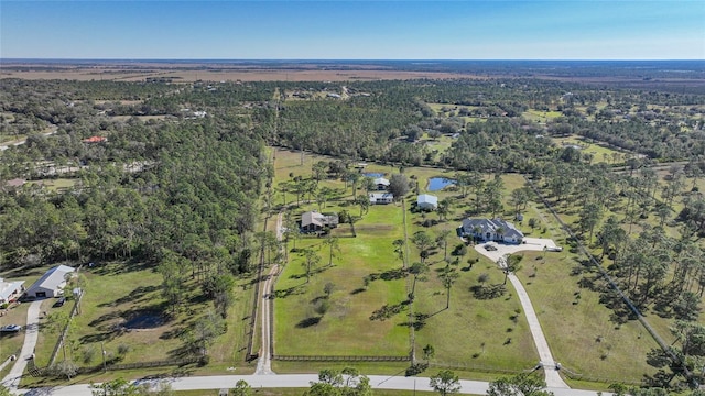 aerial view with a view of trees