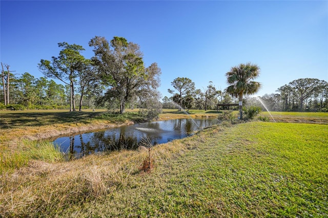 view of water feature