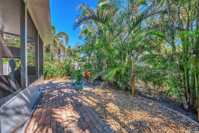 wooden deck featuring a patio area