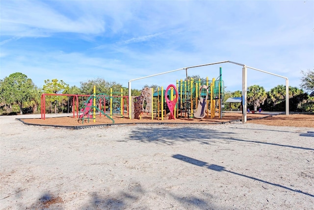 view of play area