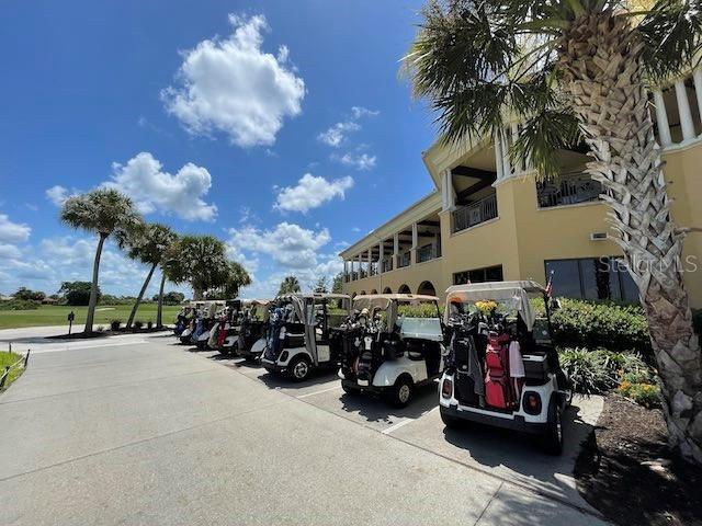 view of uncovered parking lot