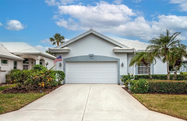 ranch-style house with a garage