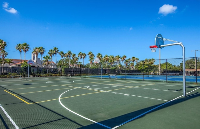 view of sport court