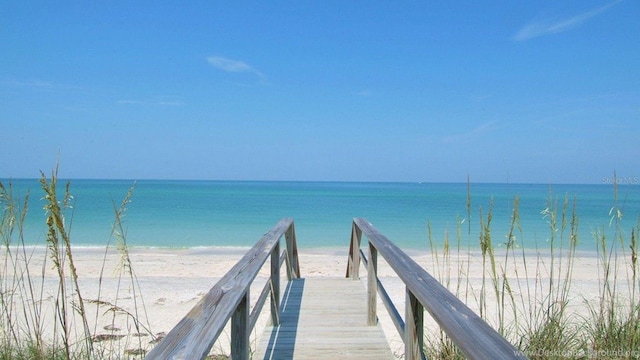 water view with a beach view