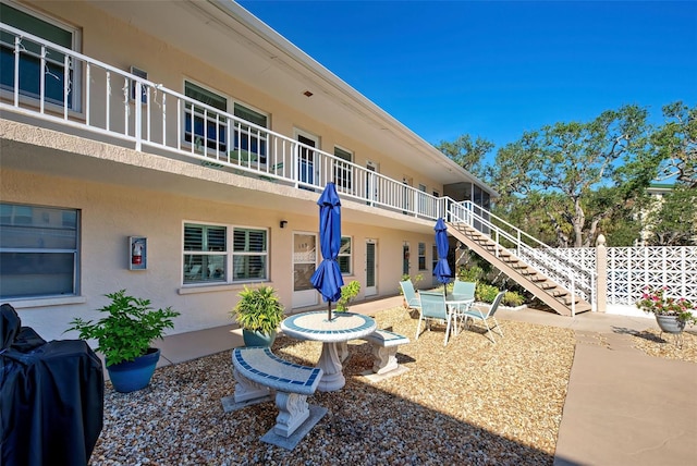 view of patio / terrace featuring area for grilling