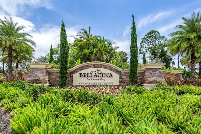 5733 Semolino St, Nokomis, FL 34275 - view of community sign