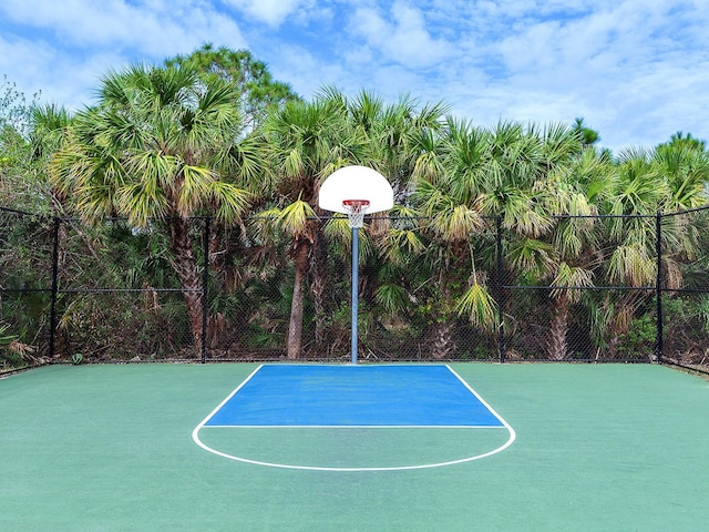 view of sport court