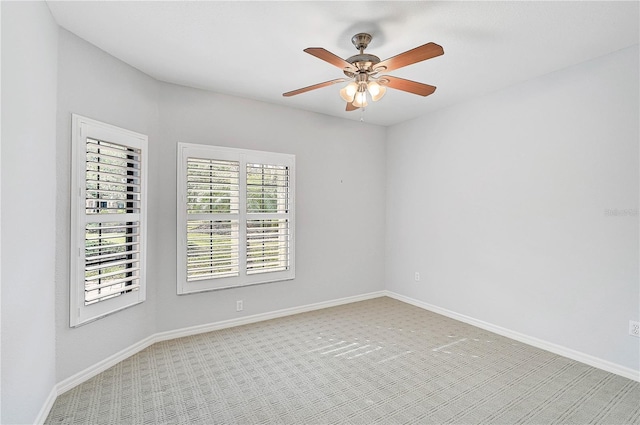 4575 Cancello Grande Ave, Venice, FL 34293 - carpeted empty room featuring ceiling fan