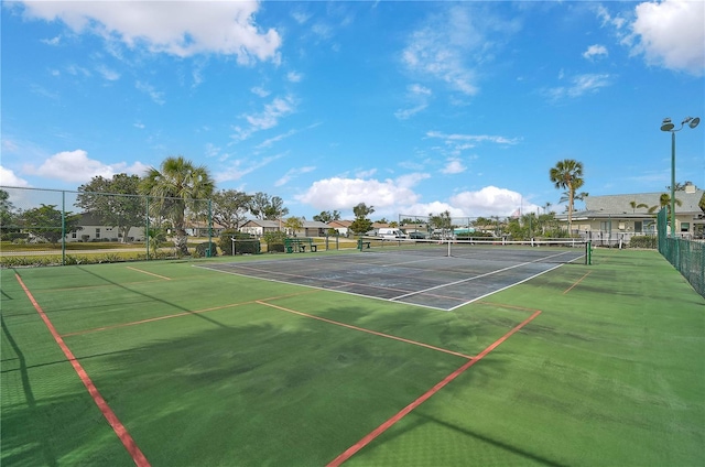 view of sport court