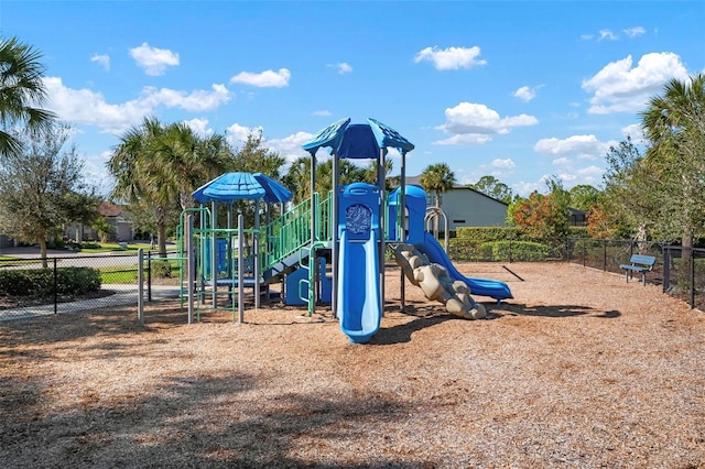 view of jungle gym