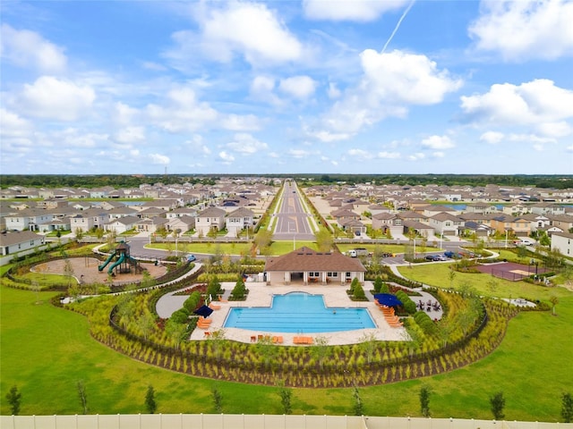 16766 Carlton Pond St, Wimauma, FL 33598 - view of swimming pool featuring a patio