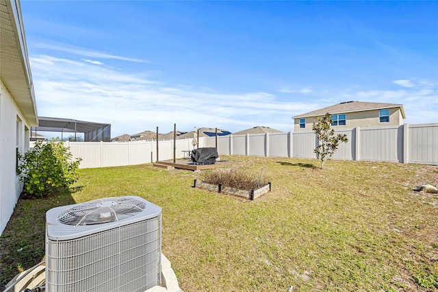 16766 Carlton Pond St, Wimauma, FL 33598 - view of yard featuring central AC unit