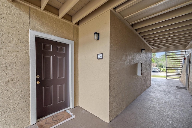 view of property entrance