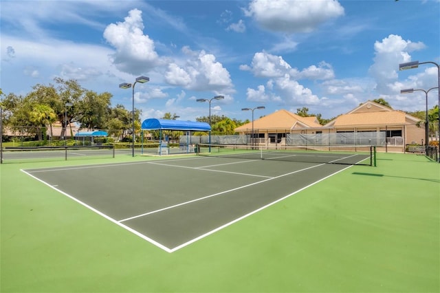 view of sport court