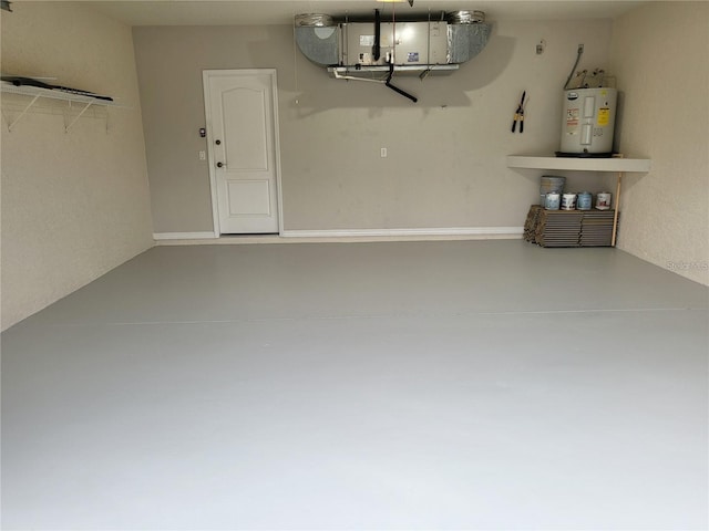 201 Auburn Woods Cir, Venice, FL 34292 - garage with water heater