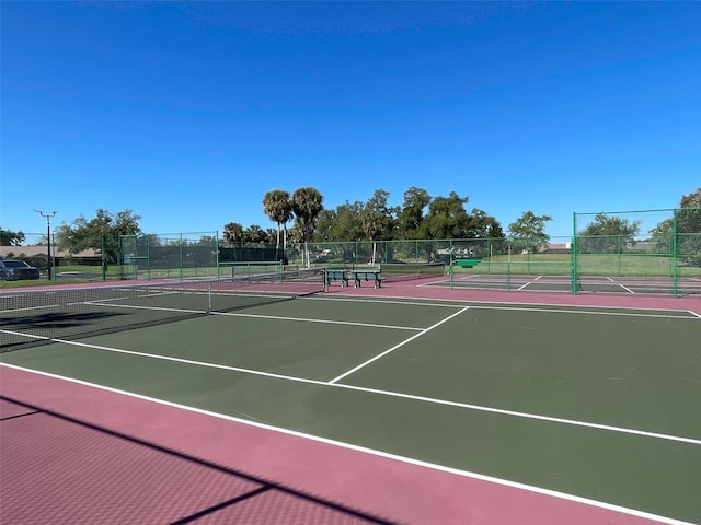 view of sport court with basketball court