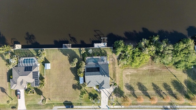 bird's eye view featuring a rural view