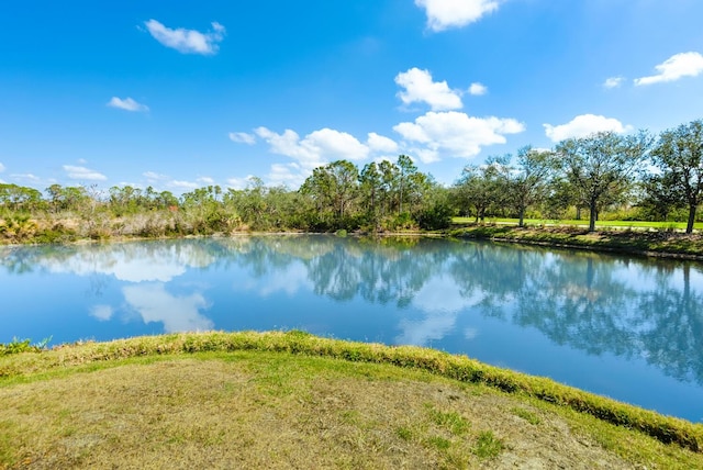 view of water feature