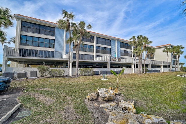 view of property featuring central AC