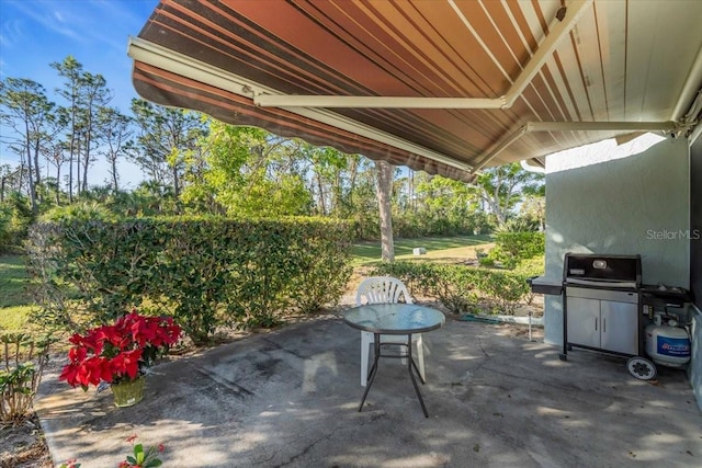 view of patio / terrace with grilling area