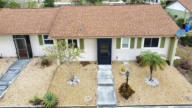 view of ranch-style home