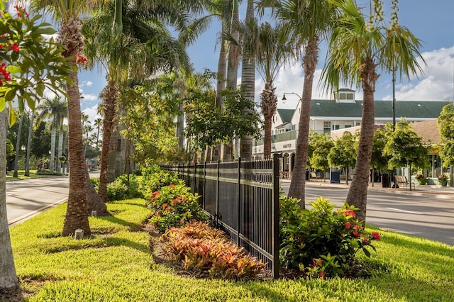 surrounding community with fence