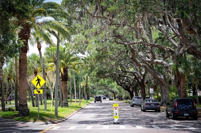 view of road