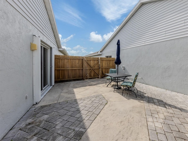 view of patio