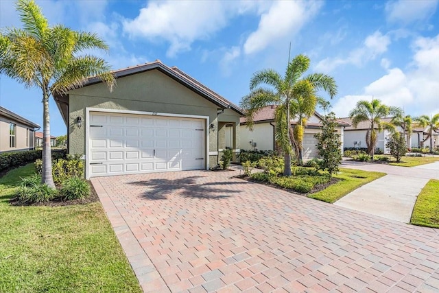 ranch-style house with a garage