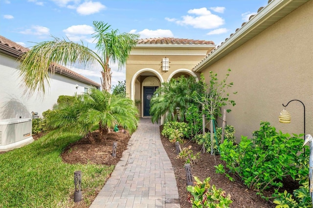 view of entrance to property