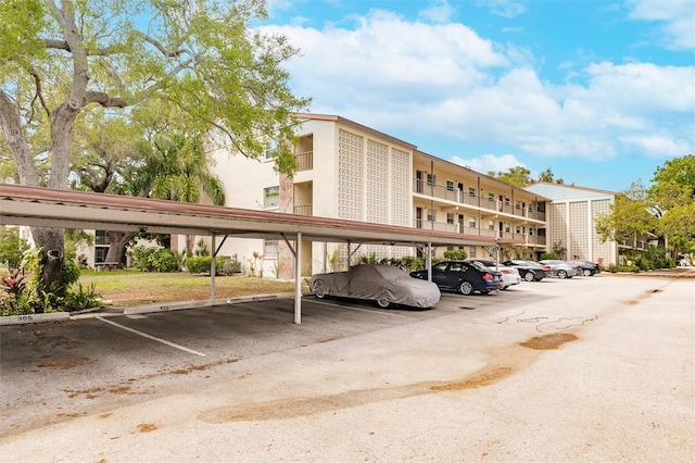 view of vehicle parking