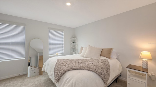 bedroom featuring carpet floors