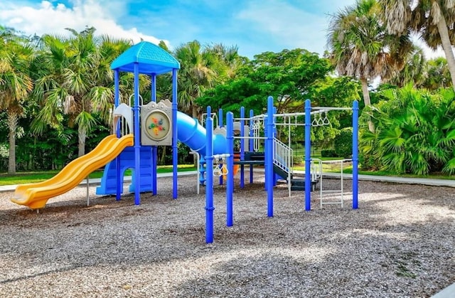 view of play area