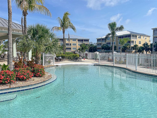 view of pool