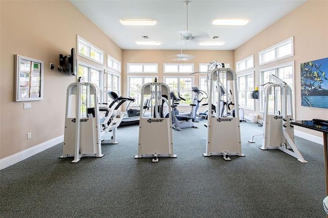 view of exercise room