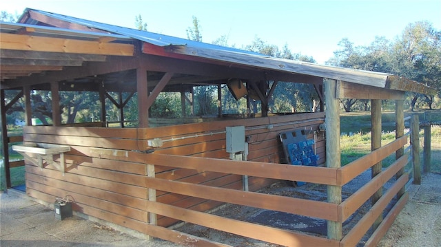 surrounding community featuring an outdoor structure