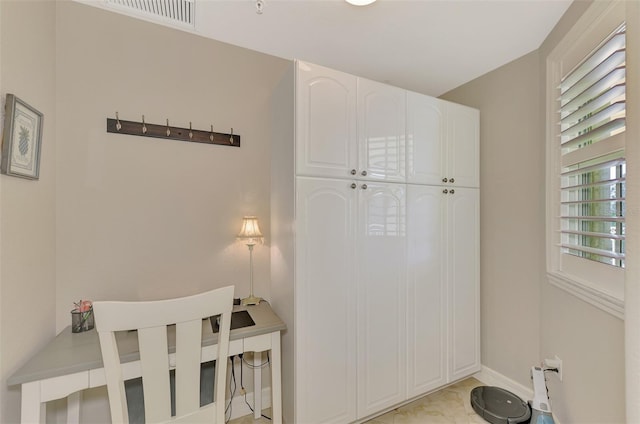 interior space featuring tile patterned floors